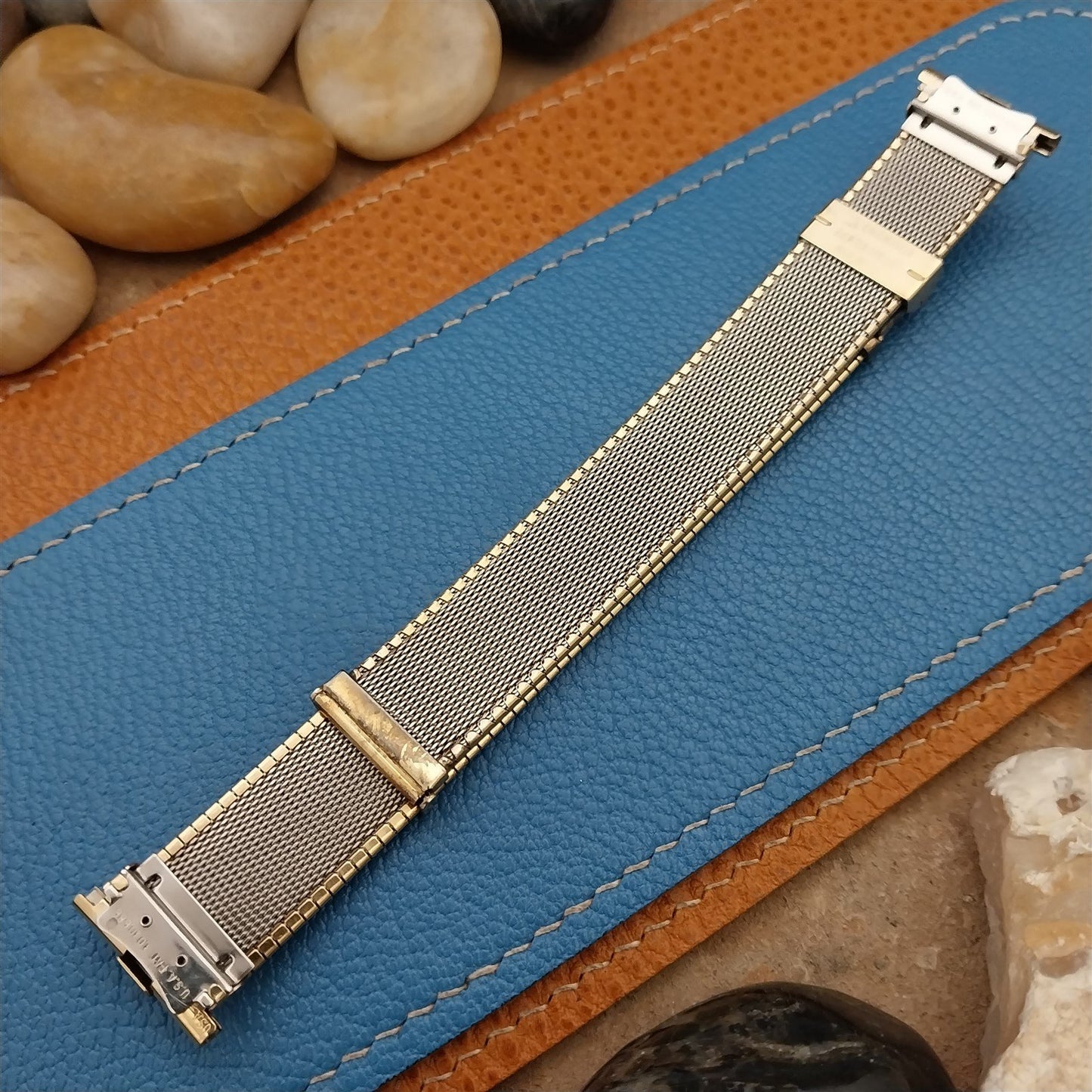 1960s JB Champion 10k gf Florentine Sliding-Clasp Unused Vintage Watch Band