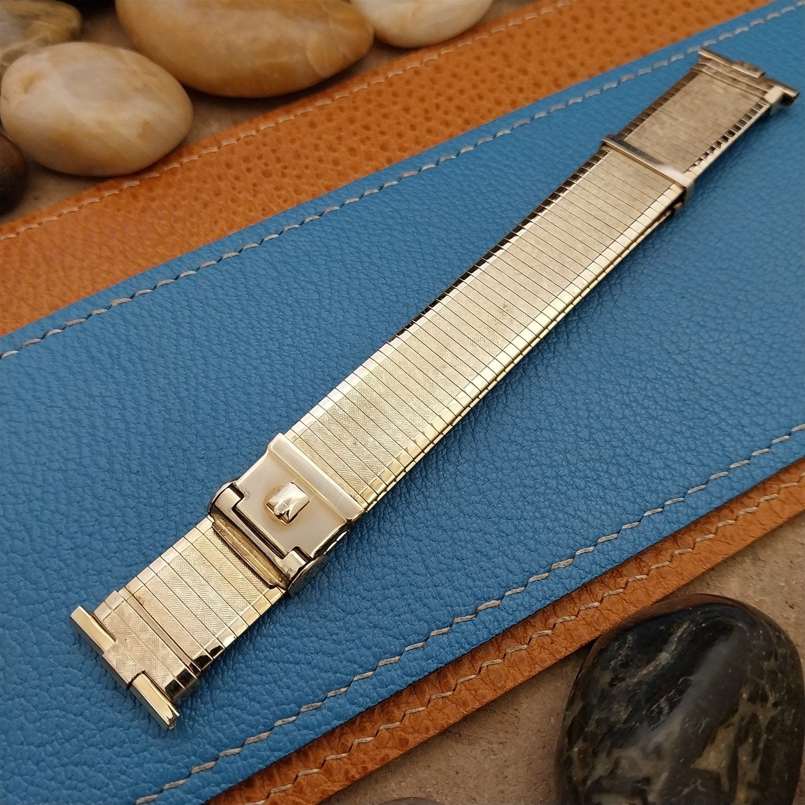 1960s JB Champion 10k gf Florentine Sliding-Clasp Unused Vintage Watch Band