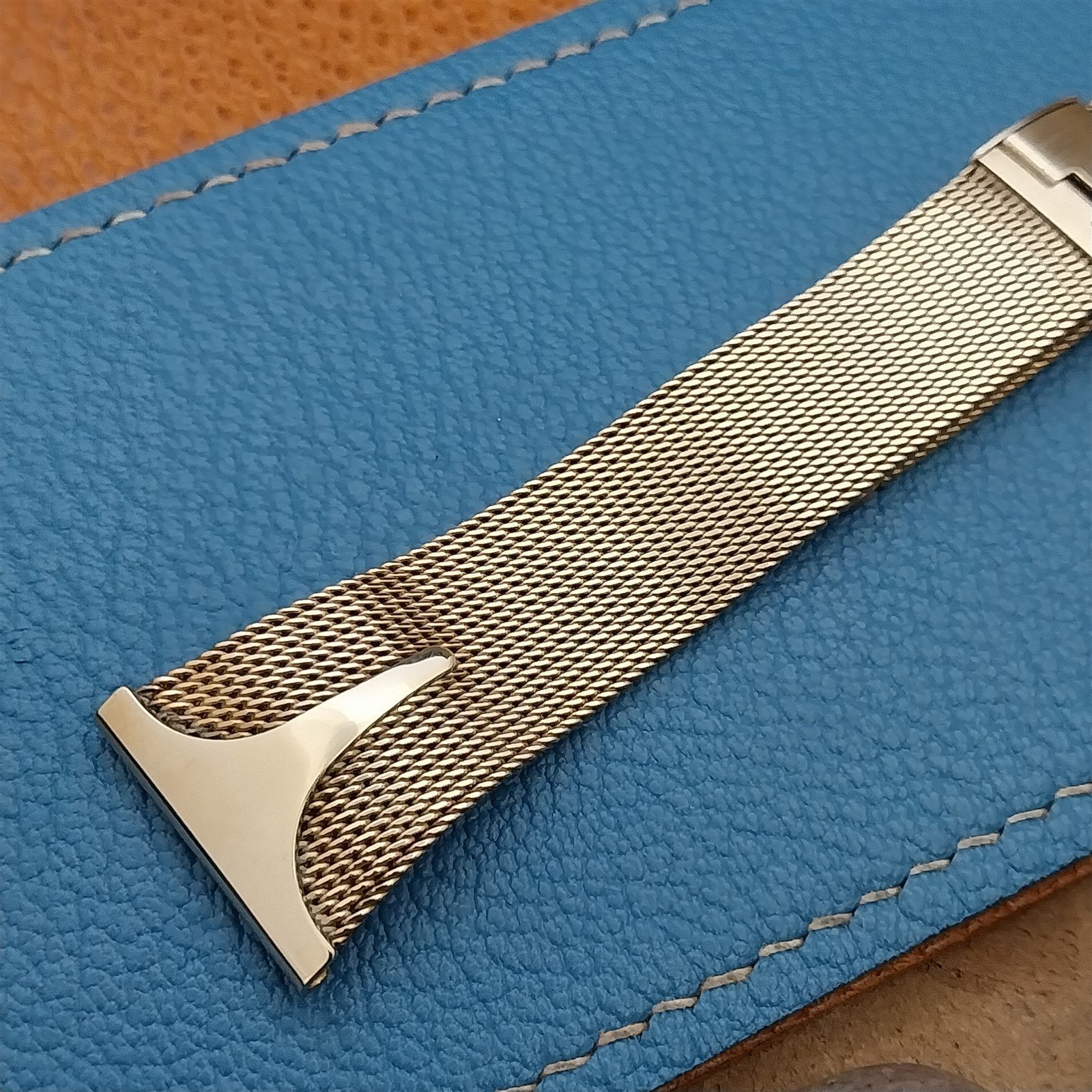 22mm JB Champion Yellow Gold-Filled Mesh nos 1960s Vintage Watch Band