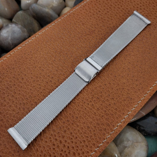 19mm Stainless Steel Mesh nos 1960s Kestenmade Unused Vintage Watch Band