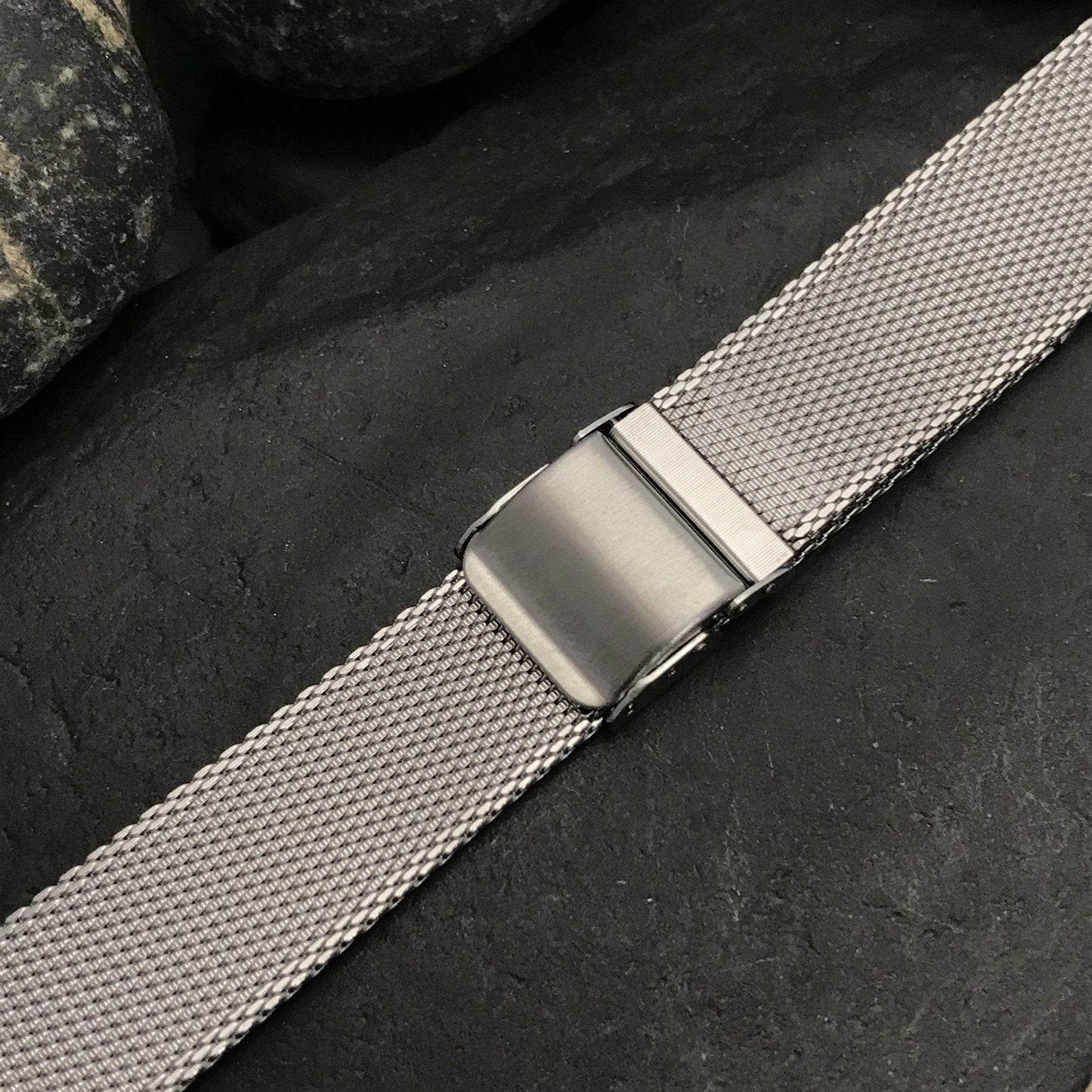 19mm Stainless Steel Mesh nos 1960s Kestenmade Unused Vintage Watch Band