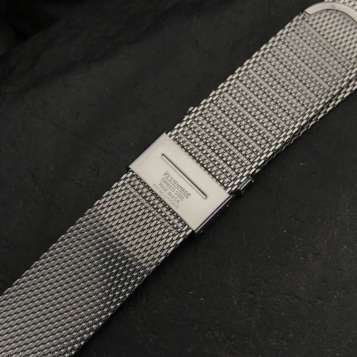 19mm Stainless Steel Mesh nos 1960s Kestenmade Unused Vintage Watch Band