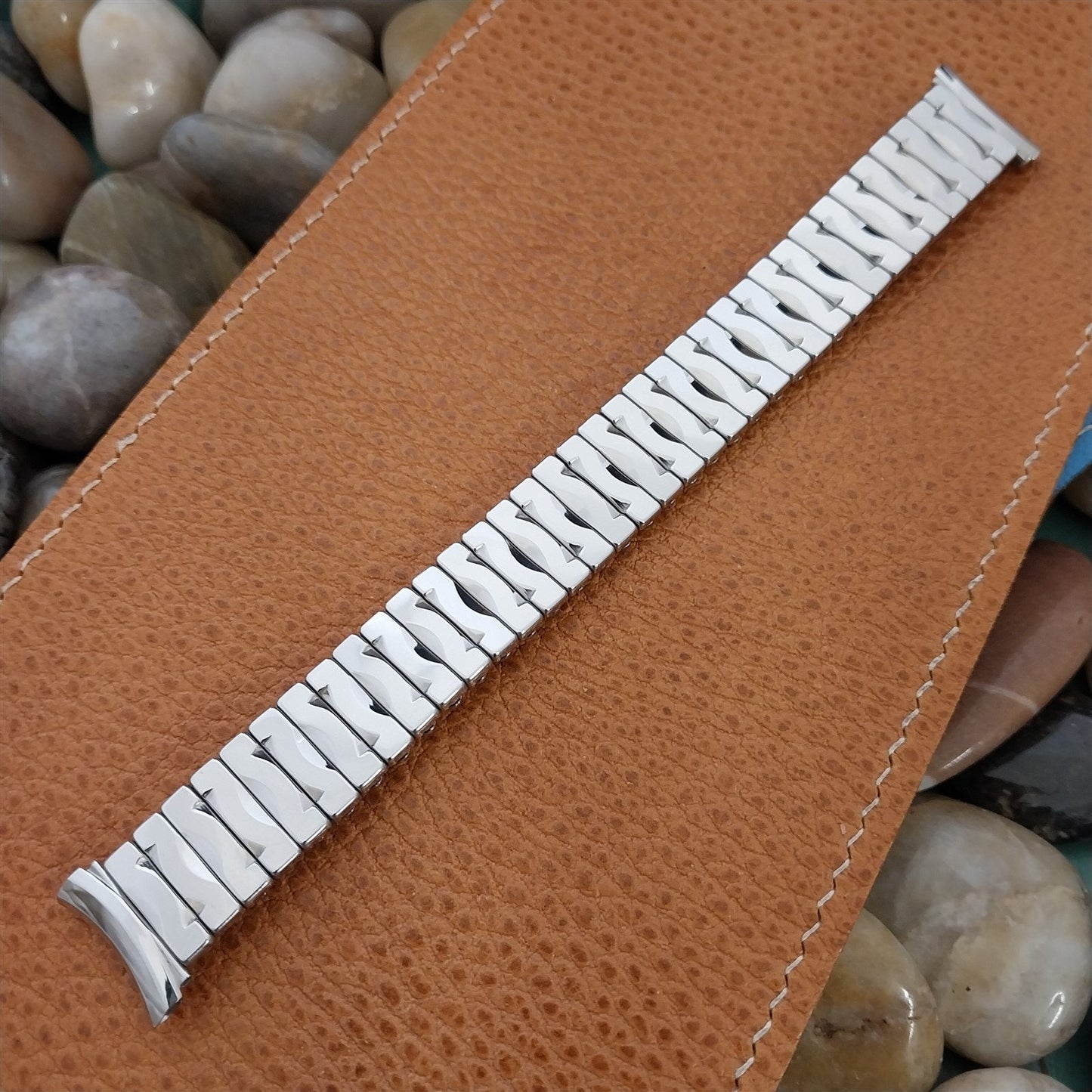 19mm 18mm 16mm Kreisler Long Stainless Steel Unused nos 1950s Vintage Watch Band