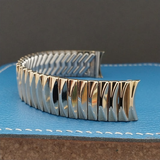 11/16" 12k Gold-Filled Hadley USA Expansion nos 1950s Vintage Watch Band