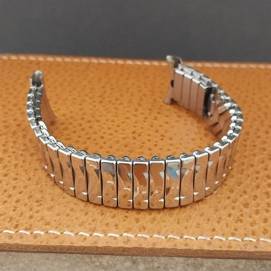 19mm 18mm 16mm Kreisler Tuscan Stainless Steel nos 1960s Unused Watch Band