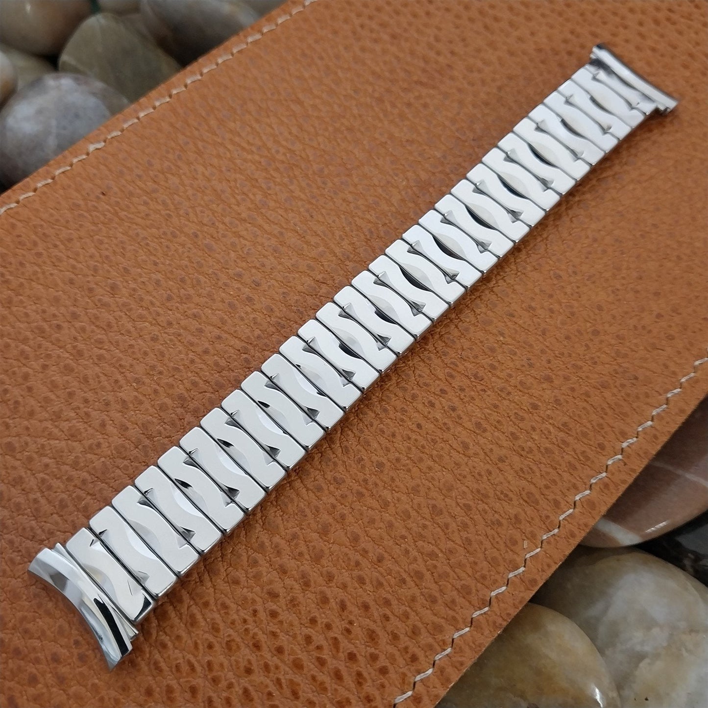 19mm 18mm 16mm Kreisler Tuscan Stainless Steel nos 1950s Vintage Watch Band