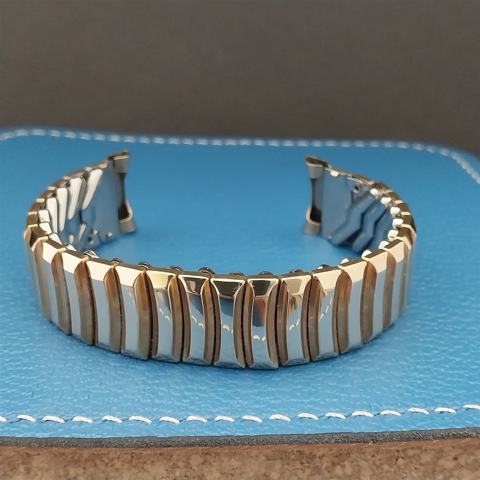 5/8" 12k Gold-Filled Hadley Elgin USA Expansion Unused 1950s Vintage Watch Band