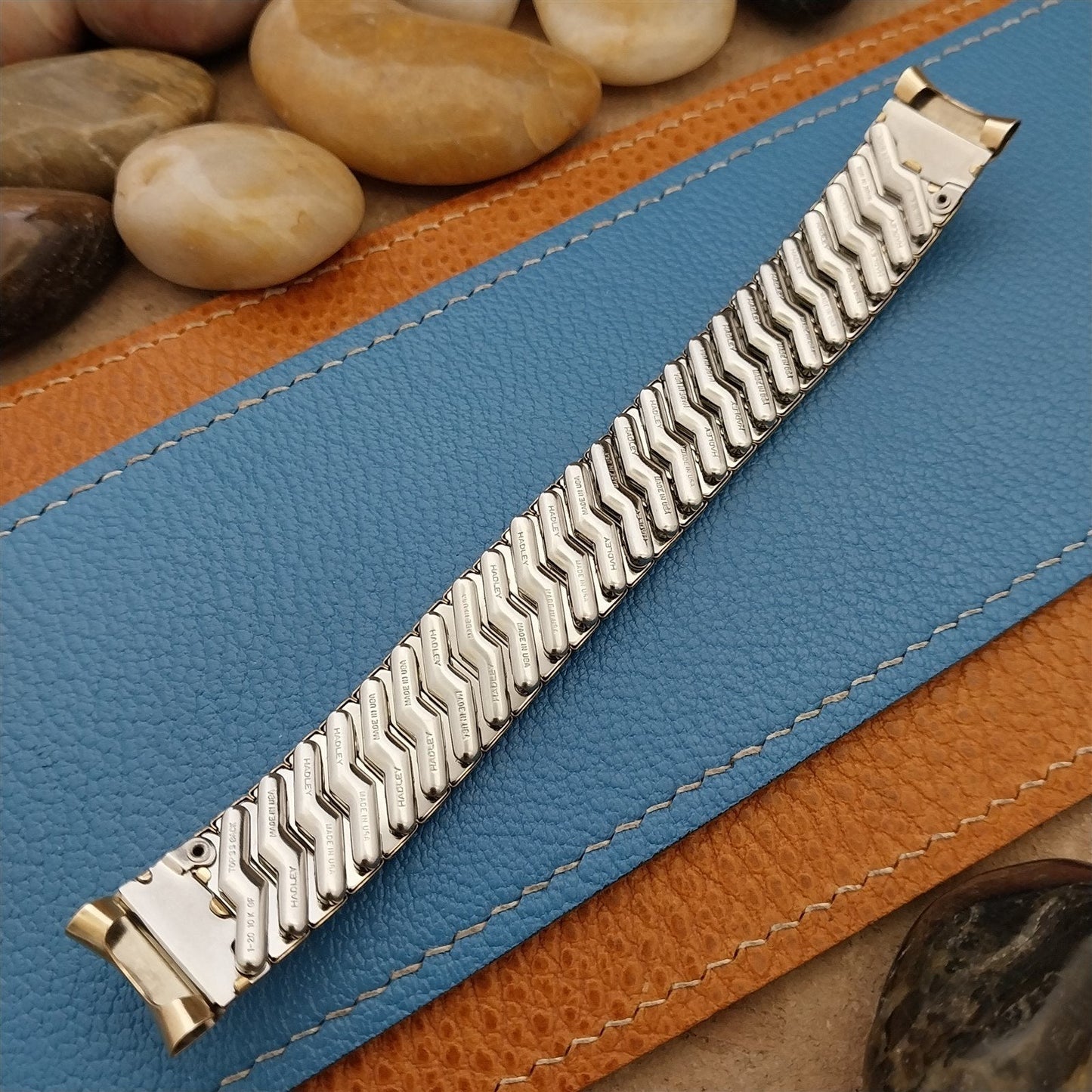 5/8" 12k Gold-Filled Hadley Elgin USA Expansion Unused 1950s Vintage Watch Band