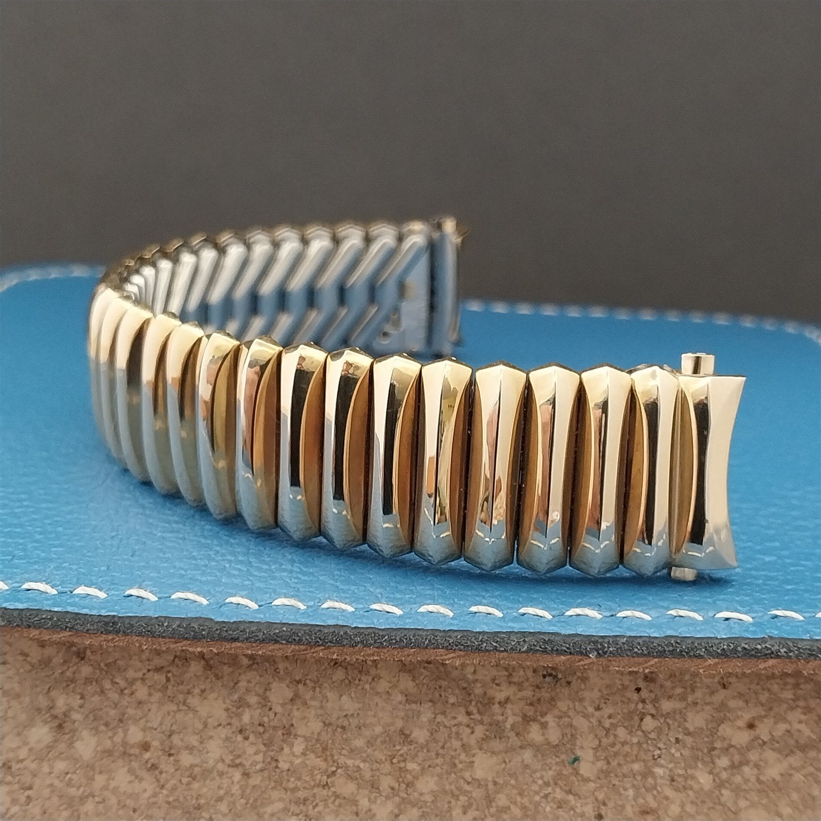 12k Gold-Filled Hadley USA Expansion nos 16mm-19mm 1950s Vintage Watch Band