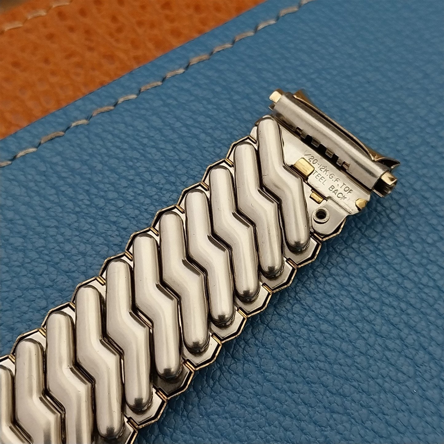 12k Gold-Filled Hadley USA Expansion nos 16mm-19mm 1950s Vintage Watch Band