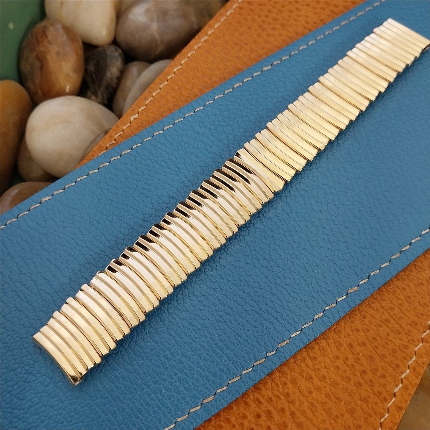 12k Yellow Gold-Filled JB Champion Unused Classic 1950s Vintage Watch Band