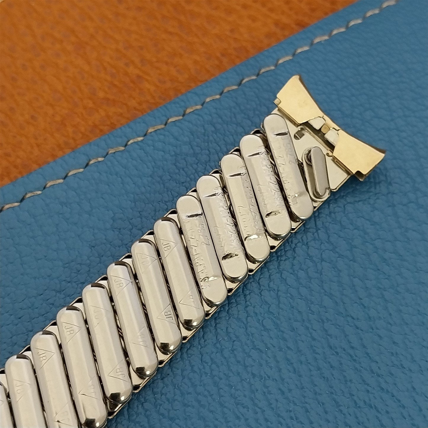 19mm 18mm 12k Yellow Gold-Filled JB Champion Unused 1950s Vintage Watch Band