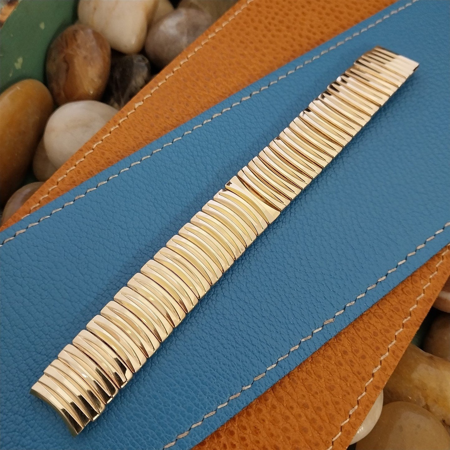 5/8" 12k Yellow Gold-Filled JB Champion 1950s Vintage Watch Band