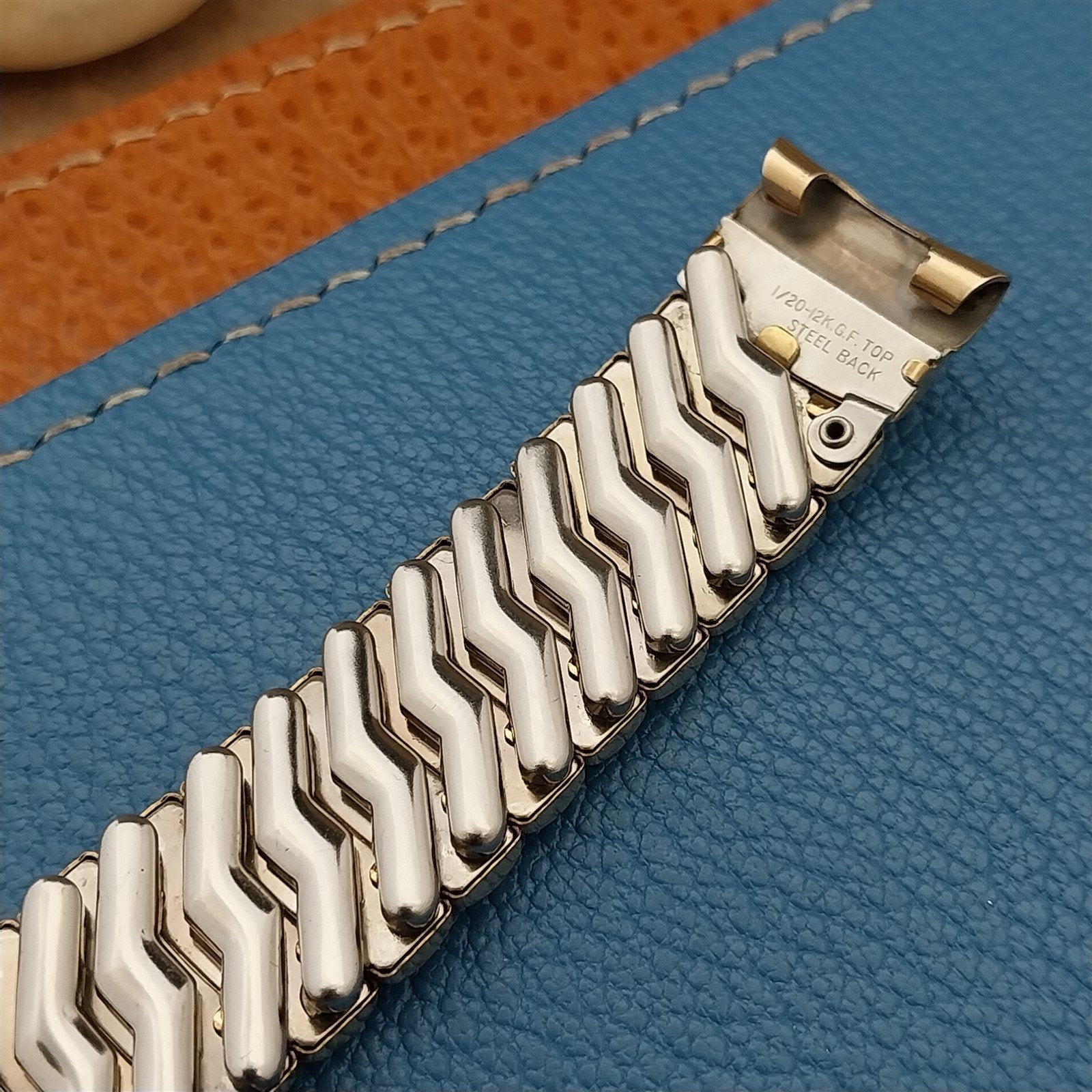 5/8" 12k Gold-Filled Elgin USA Expansion nos Unused 1950s Vintage Watch Band