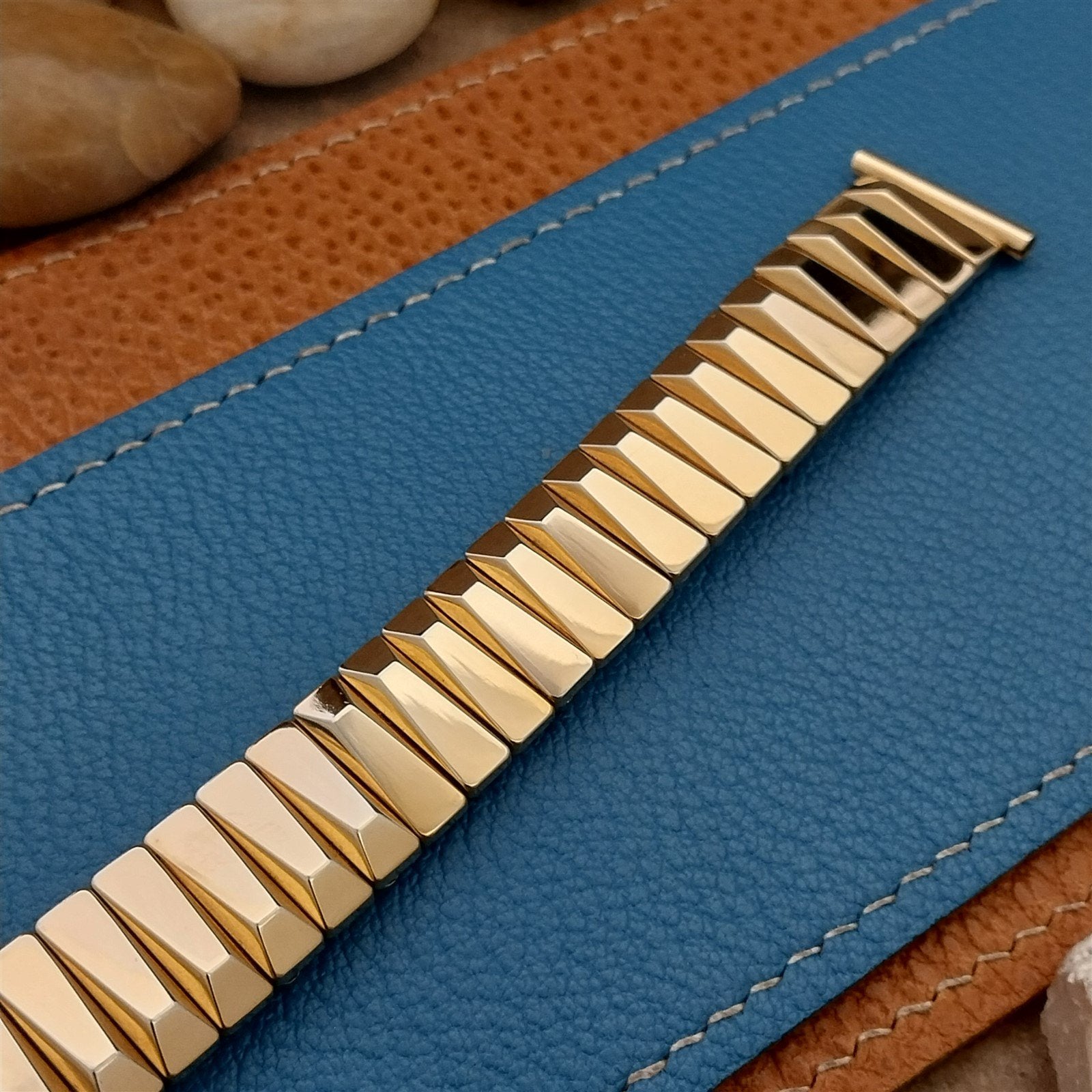 3/4" 12k Gold-Filled Hadley Elgin Expansion nos 1950s Vintage Watch Band