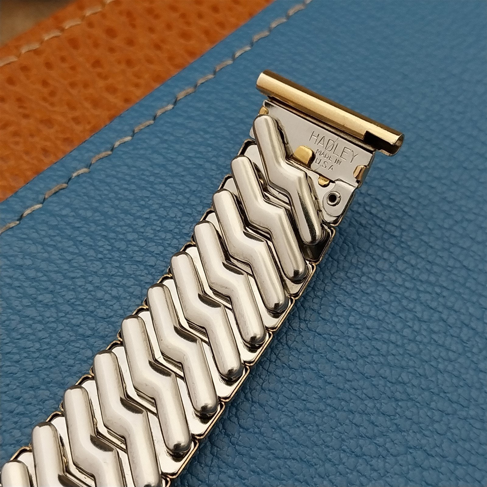 3/4" 12k Gold-Filled Hadley Elgin Expansion nos 1950s Vintage Watch Band