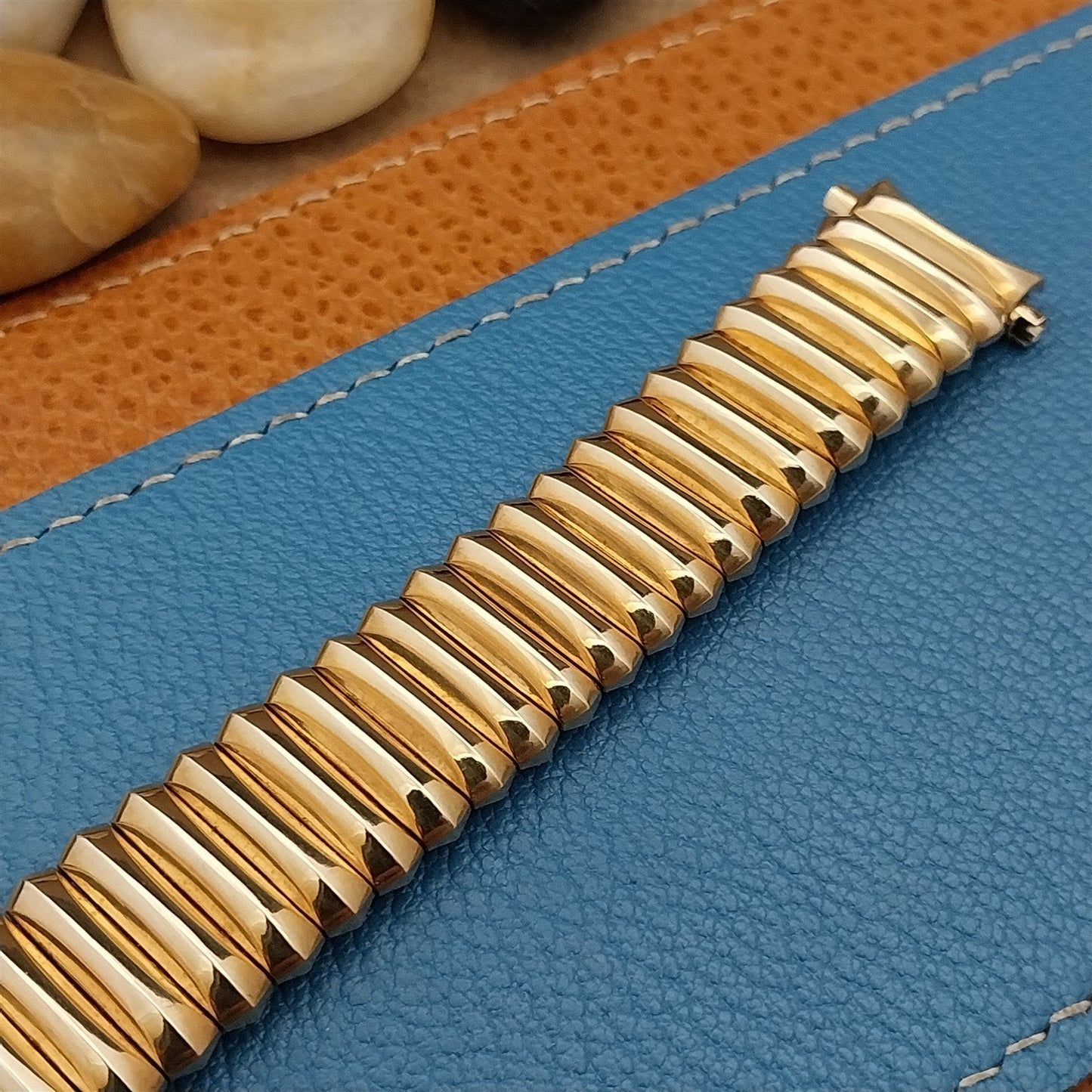 12k Gold-Filled Hadley 16mm 18mm 19mm Expansion Unused 1950s Vintage Watch Band