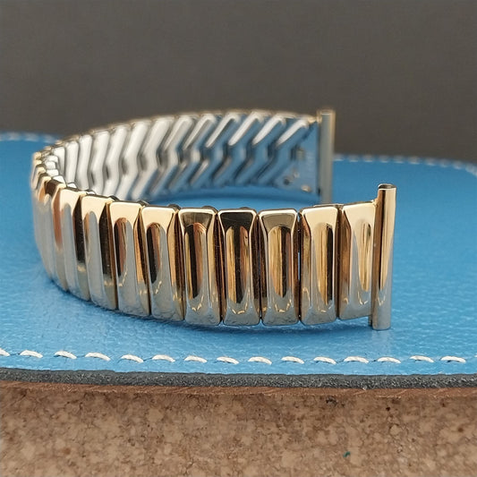 Vintage 16mm 17mm 18mm Gold-Filled Hadley Expansion nos Classic 1950s Watch Band