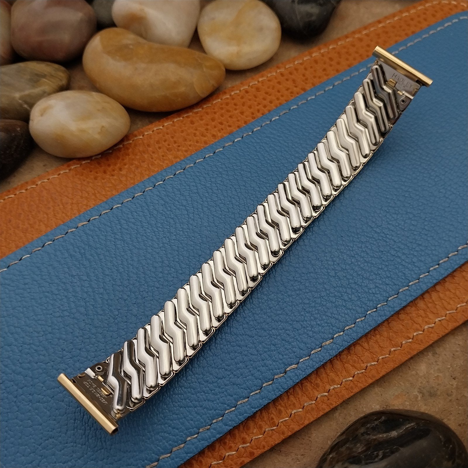 Vintage 16mm 17mm 18mm Gold-Filled Hadley Expansion nos Classic 1950s Watch Band