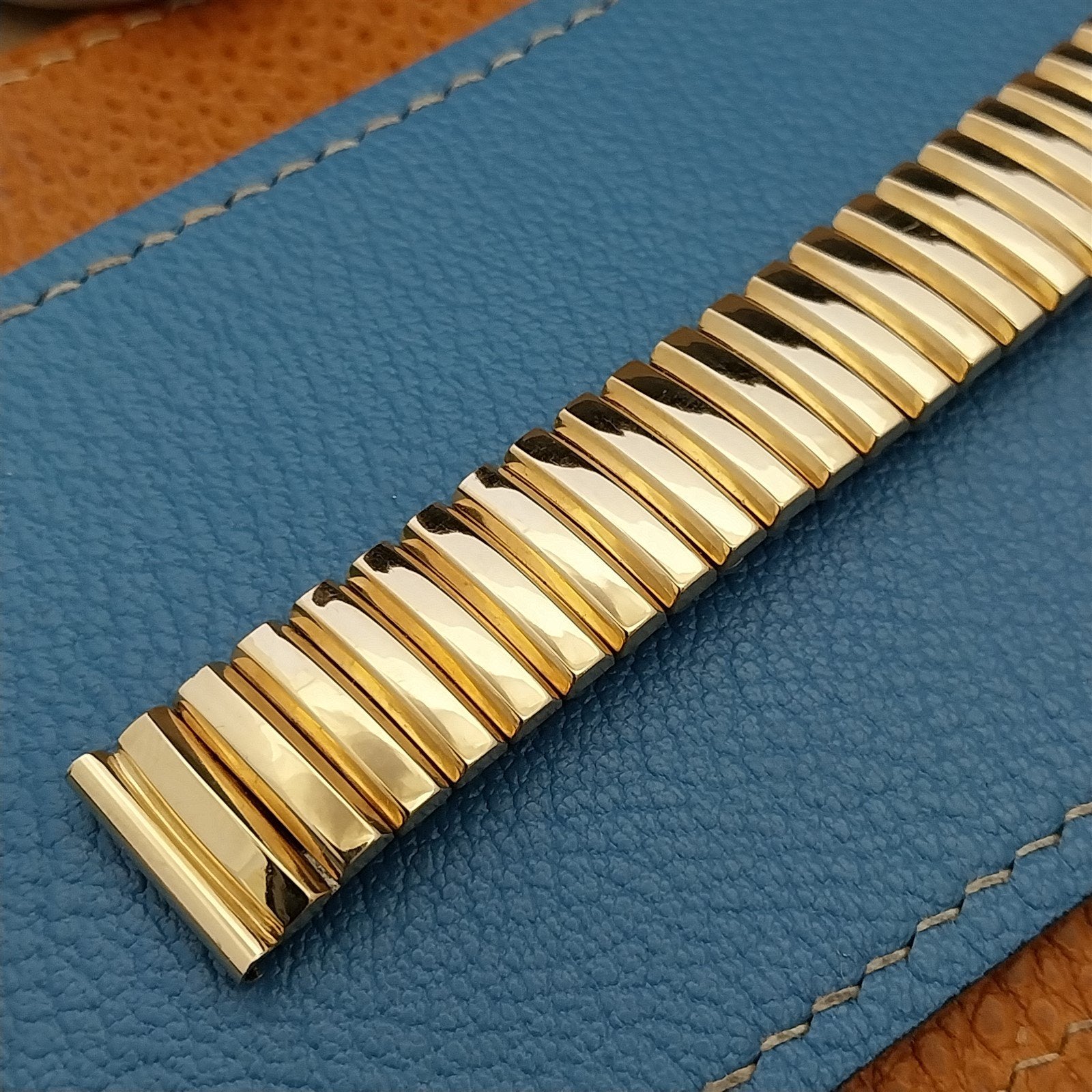 5/8" 12k Gold-Filled Hadley Elgin Expansion nos Unused 1950s Vintage Watch Band