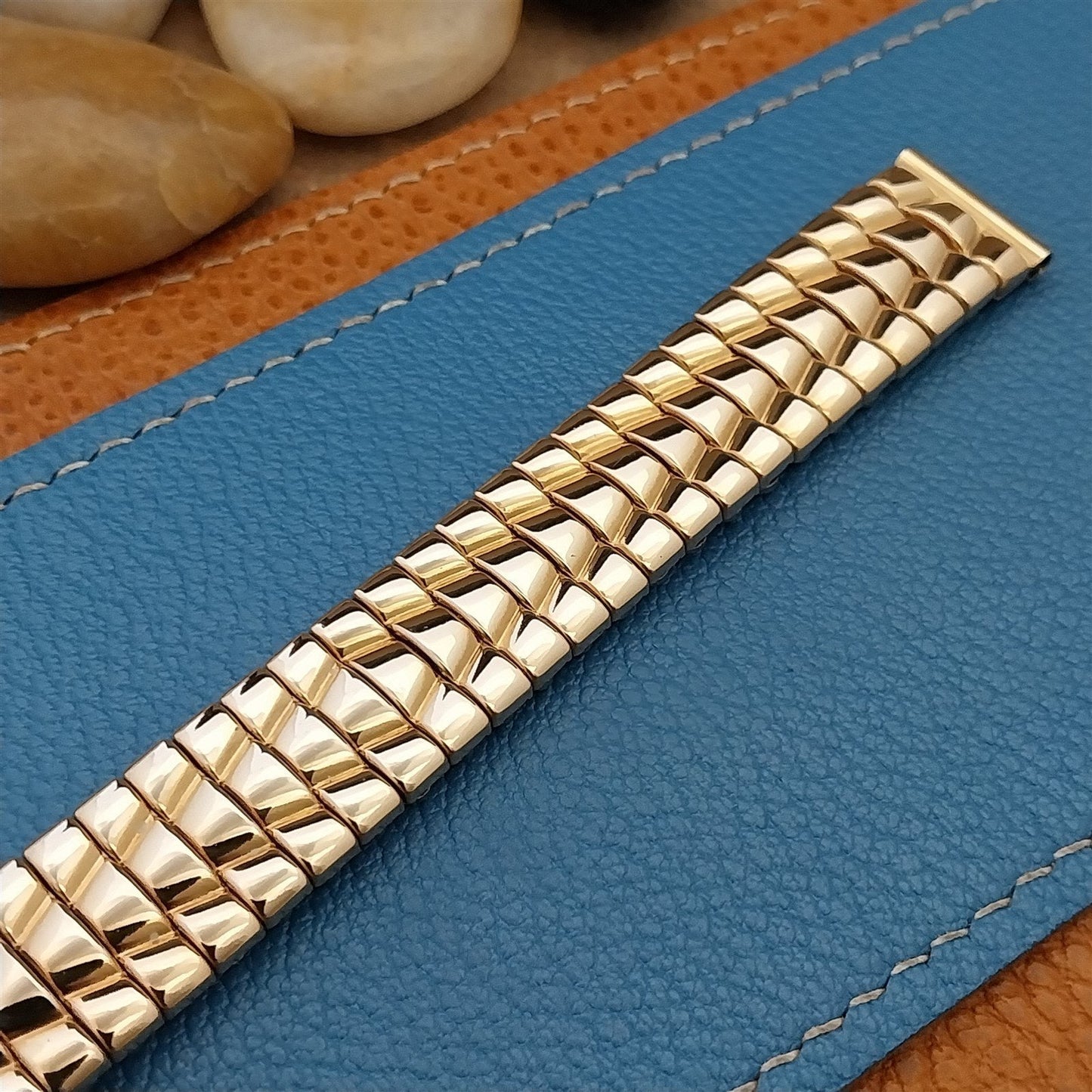 5/8" 12k Gold-Filled Elgin Hadley Expansion nos 1950s Vintage Watch Band