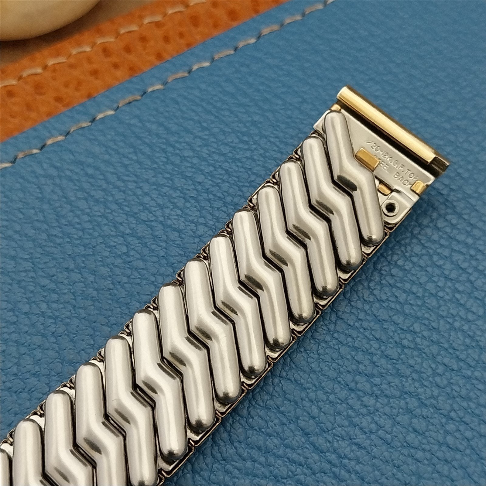 5/8" 12k Gold-Filled Elgin Hadley Expansion nos 1950s Vintage Watch Band