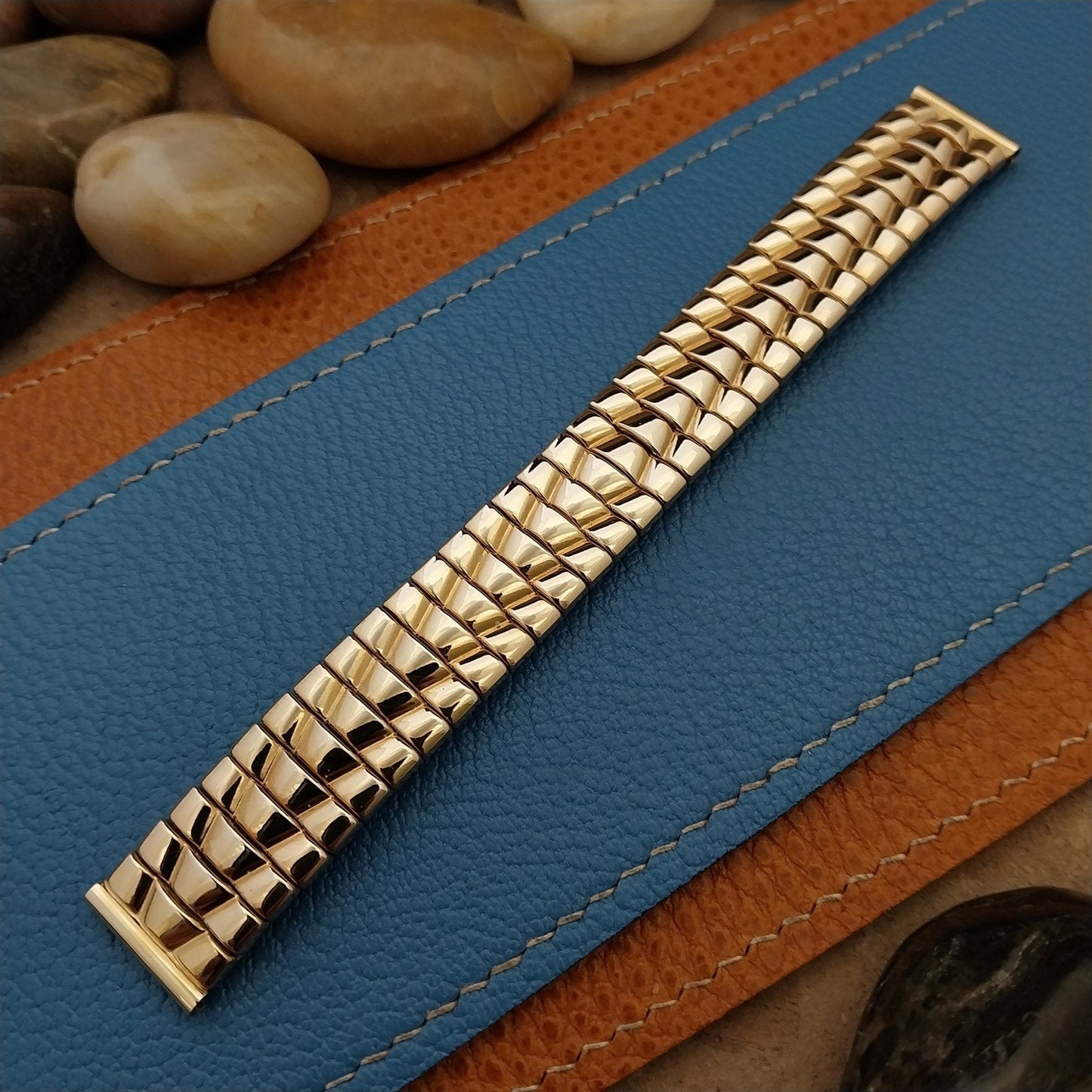 5/8" 12k Gold-Filled Elgin Hadley Expansion nos 1950s Vintage Watch Band