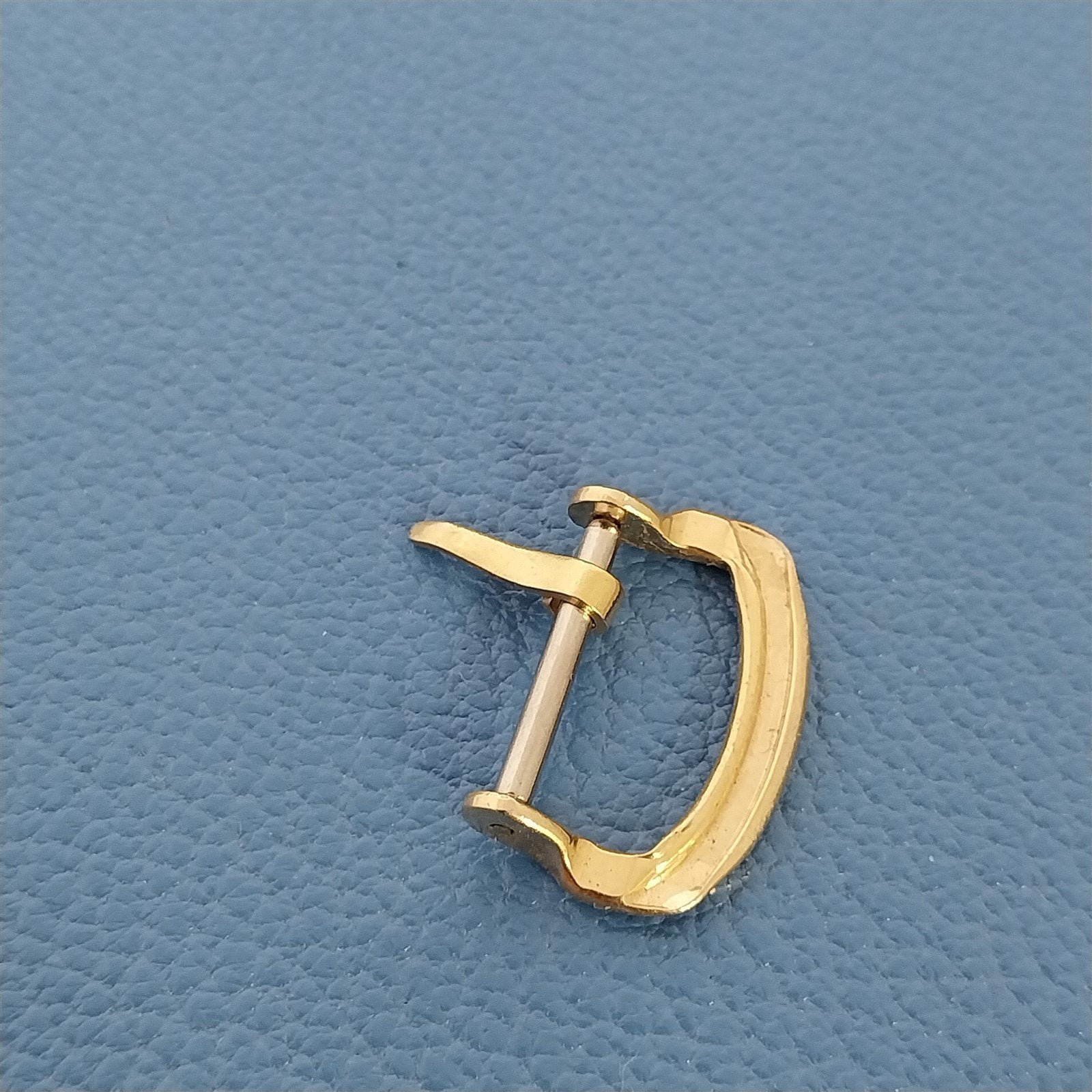 Vintage 1940s-1950s 5/8" Yellow Gold-Tone Art Deco nos Unused Watch Band Buckle