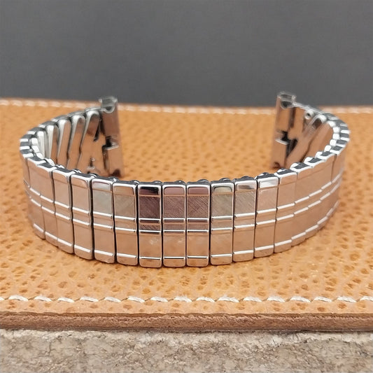 19mm 18mm 17mm 16mm Baldwin Stainless Steel Stretch NOS 1960s Unused Watch Band