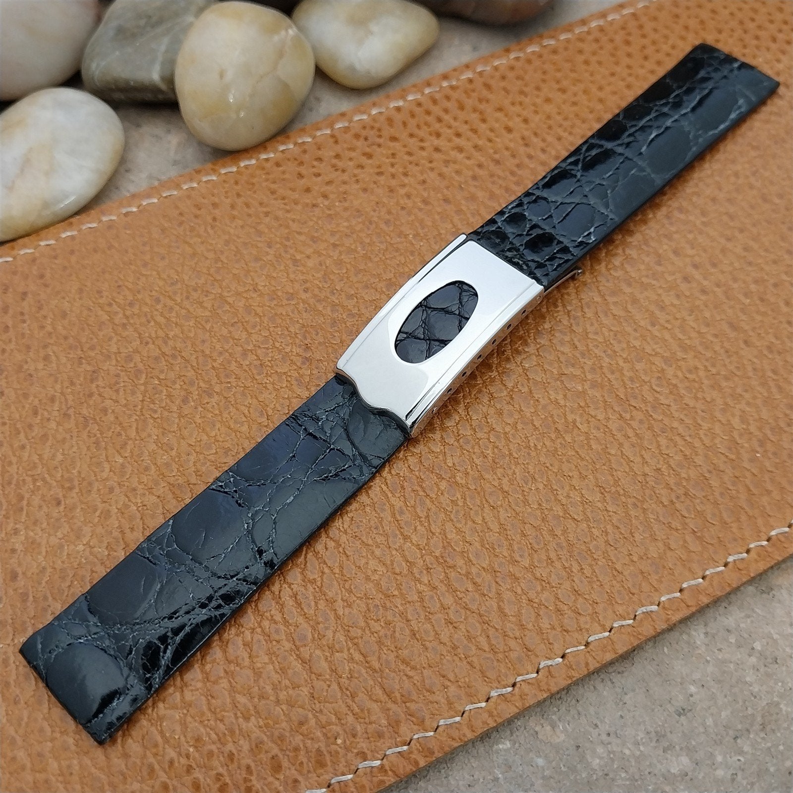 17.2mm Deployment Kreisler Caiman Unused Classic 1970s Vintage Watch Band