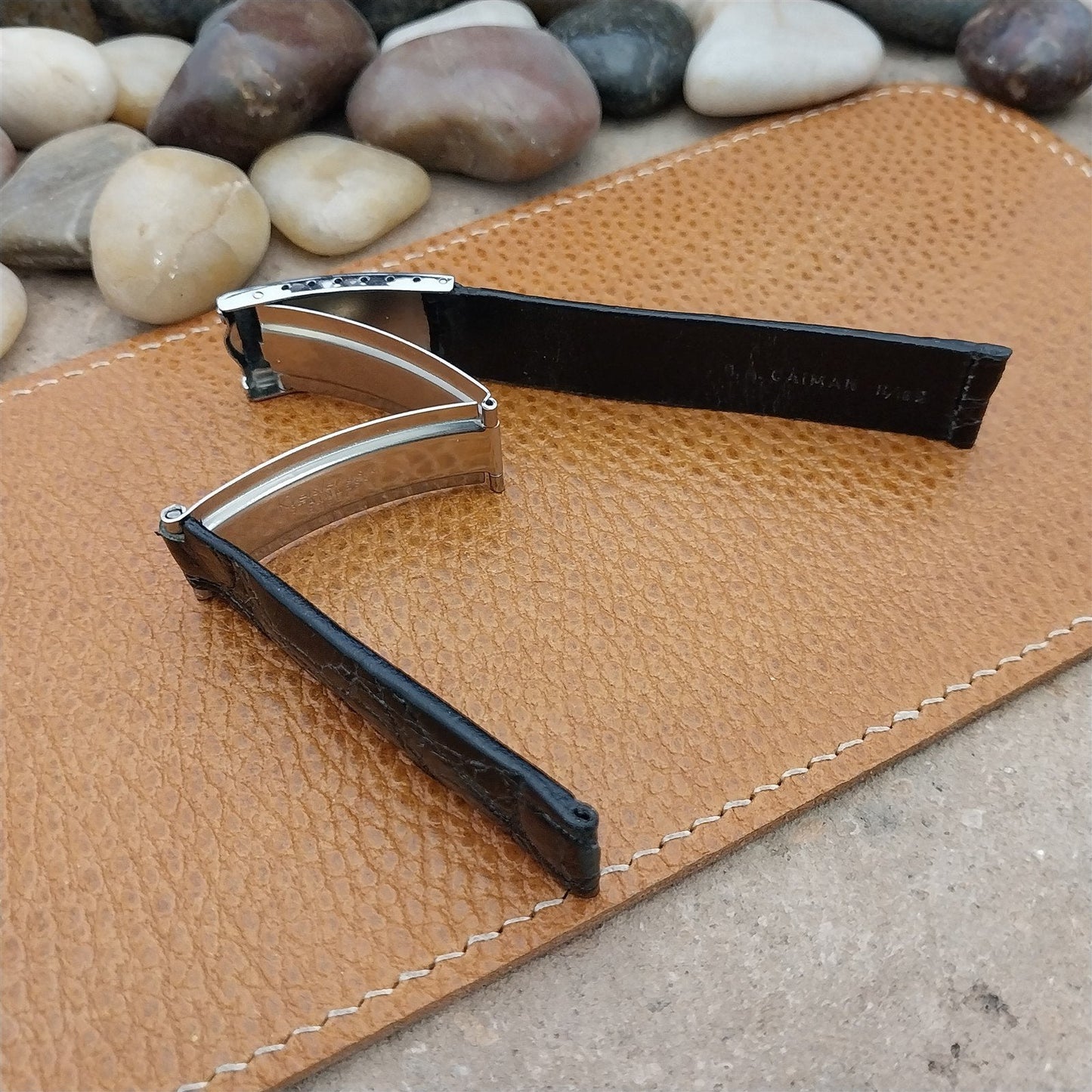 17.2mm Deployment Kreisler Caiman Unused Classic 1970s Vintage Watch Band