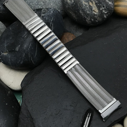 19mm 18mm Kestenmade Stainless Steel Mesh Unused 1960s Vintage Watch Band