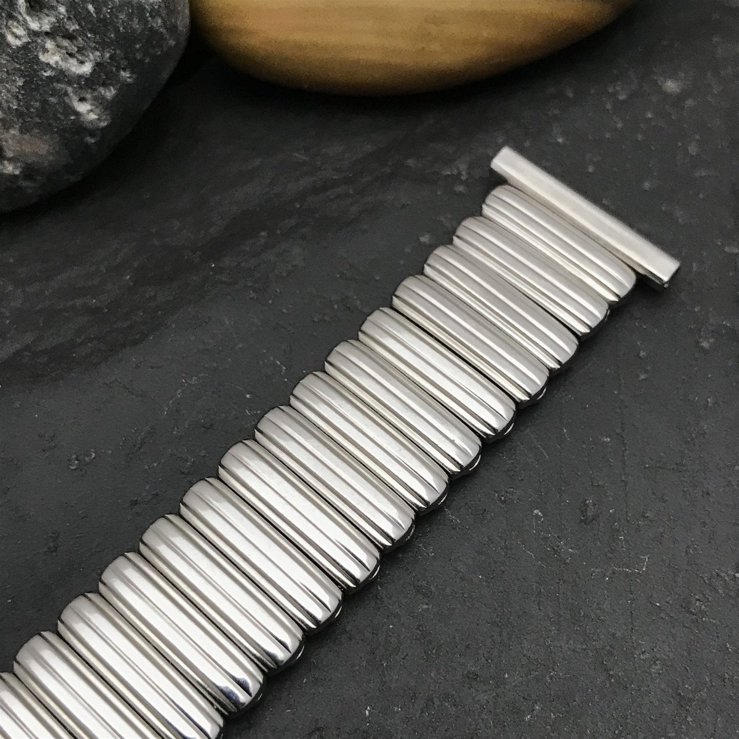 1940s Classic Stainless Steel Kestenmade 18mm 19mm Unused Vintage Watch Band