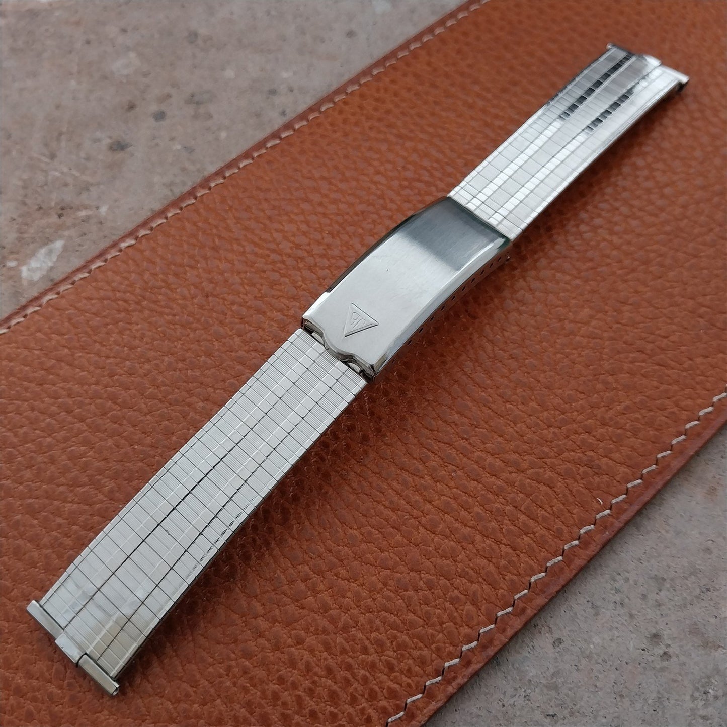 19mm 18mm JB Champion USA Stainless Steel nos Unused 1960s Vintage Watch Band