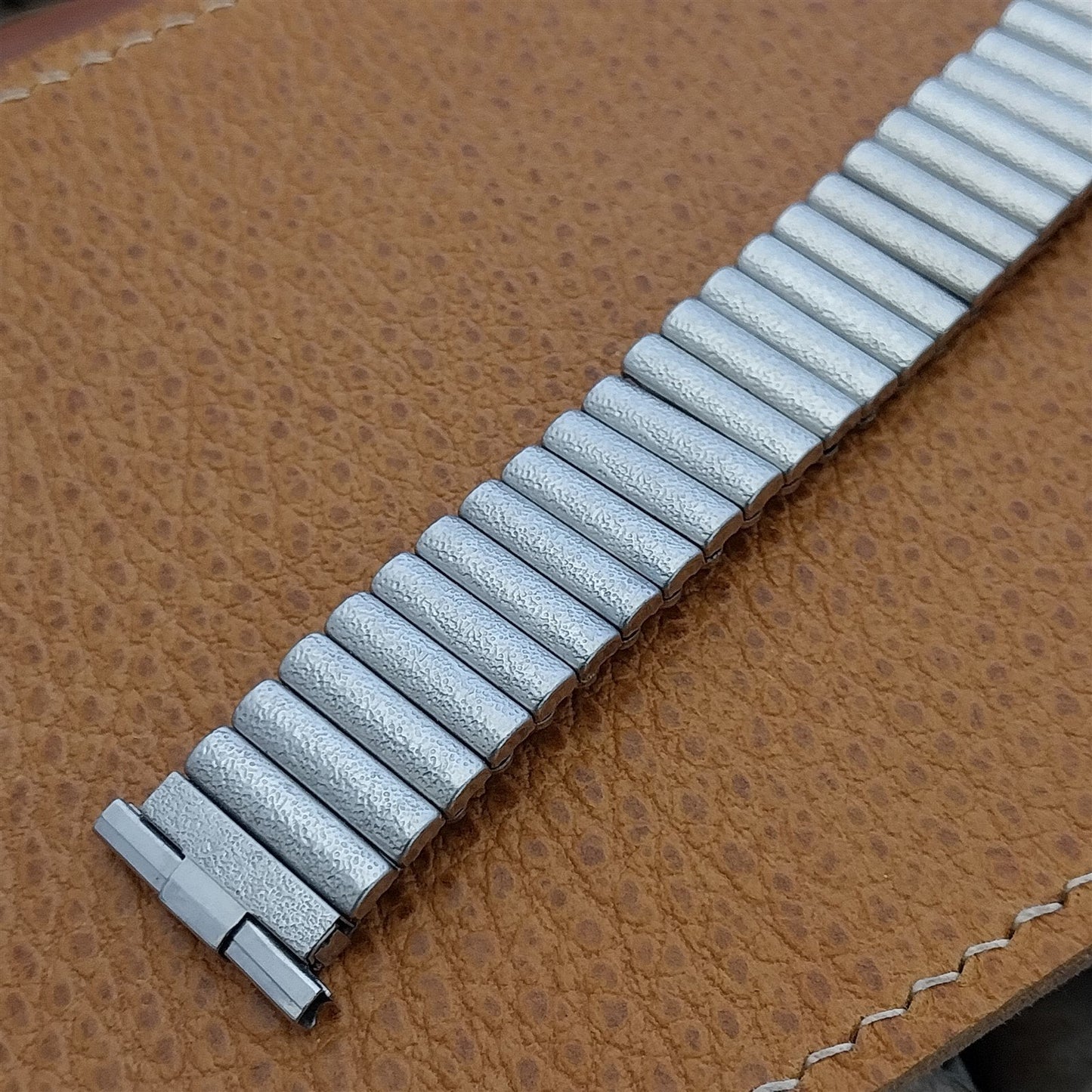 18mm 19mm Bowles Baldwin Stainless Steel Expansion nos 1960s Vintage Watch Band