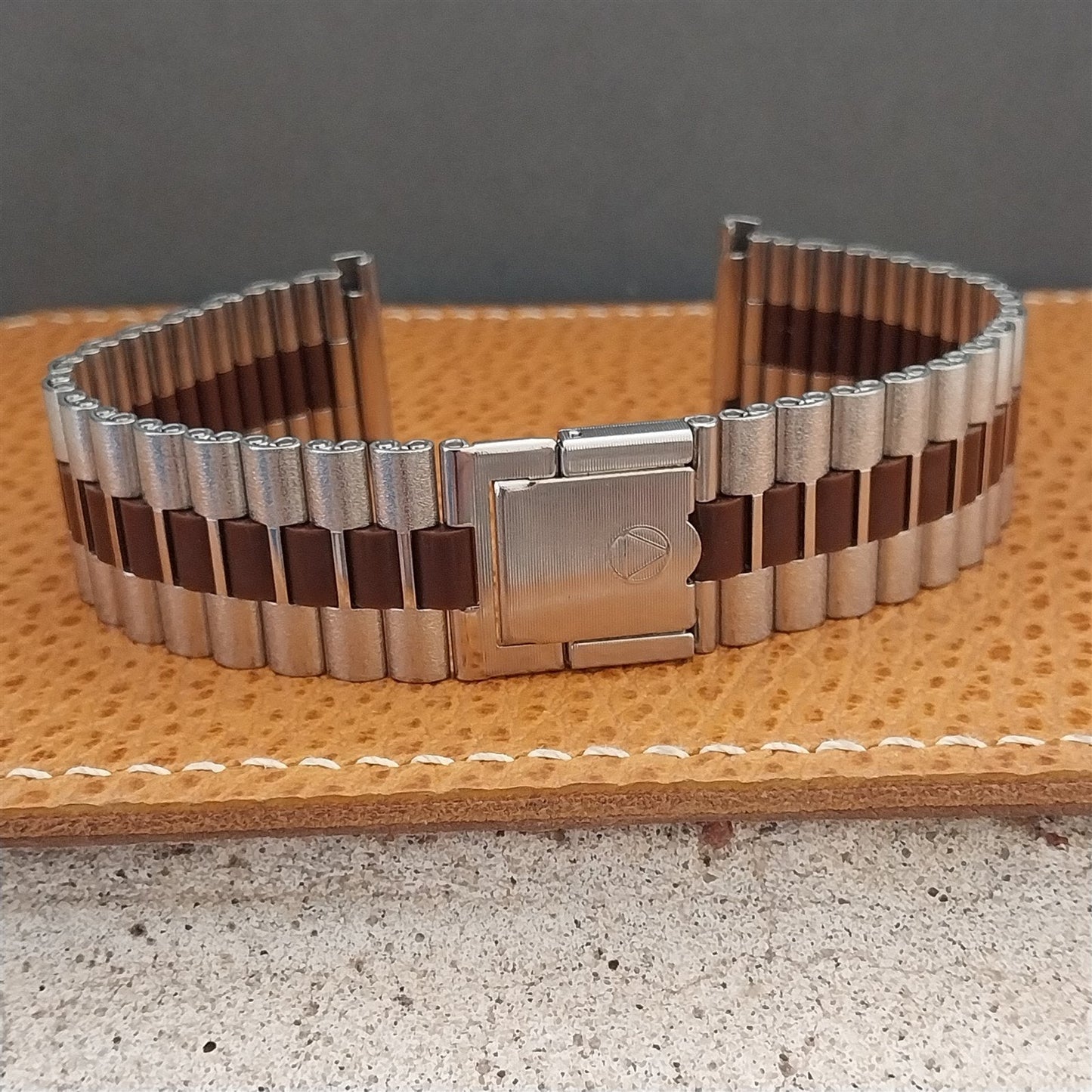 20mm Stainless Steel NSA Swiss Dive Watch Bracelet Unused Vintage 70s Watch Band