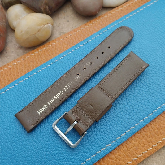 A-11 Elgin Buckle & 5/8 Champion Short Brown Calf Leather nos Vintage Watch Band