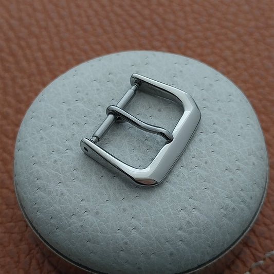 16mm Polished Stainless Steel Watch Strap Buckle