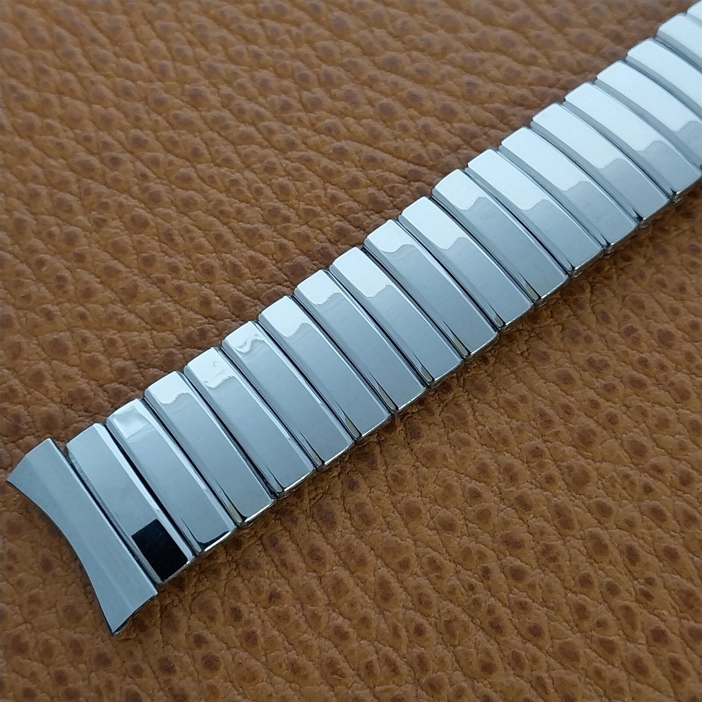 1960s Baldwin USA Stainless Steel Expansion 17.2mm nos Unused Vintage Watch Band