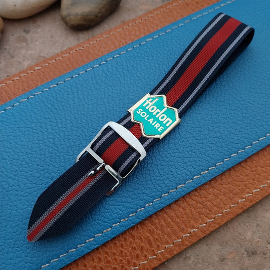 Vintage 18mm Perlon Reversible Classic Single Pass NOS 1960s Unused Watch Strap