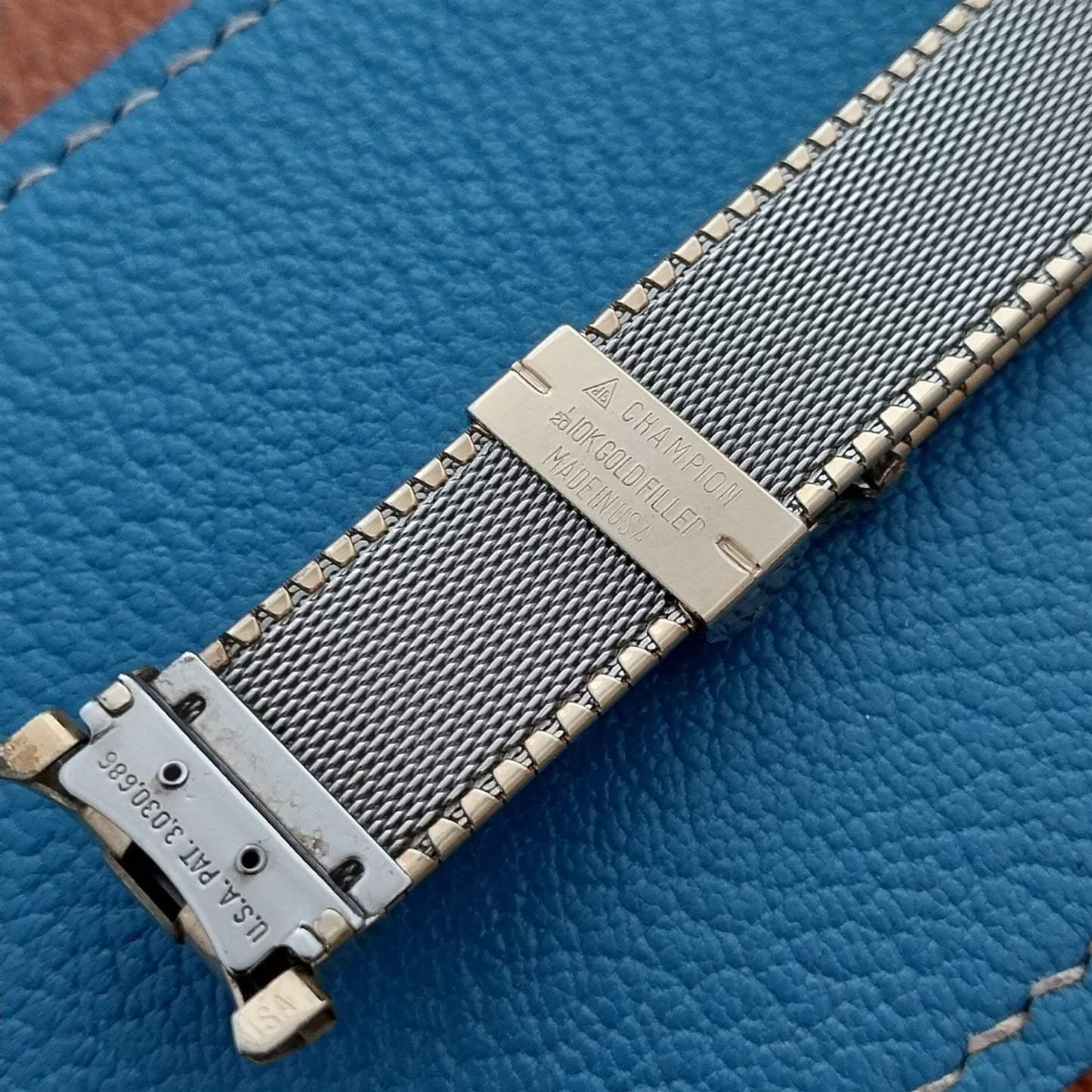 1960s 19mm 18mm JB Champion Komfit Classic Gold-Filled Unused Vintage Watch Band