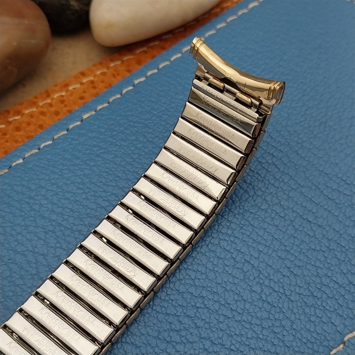 Vintage 19mm 18mm 17mm Kreisler USA Long Gold-Filled Classic 1960s Watch Band