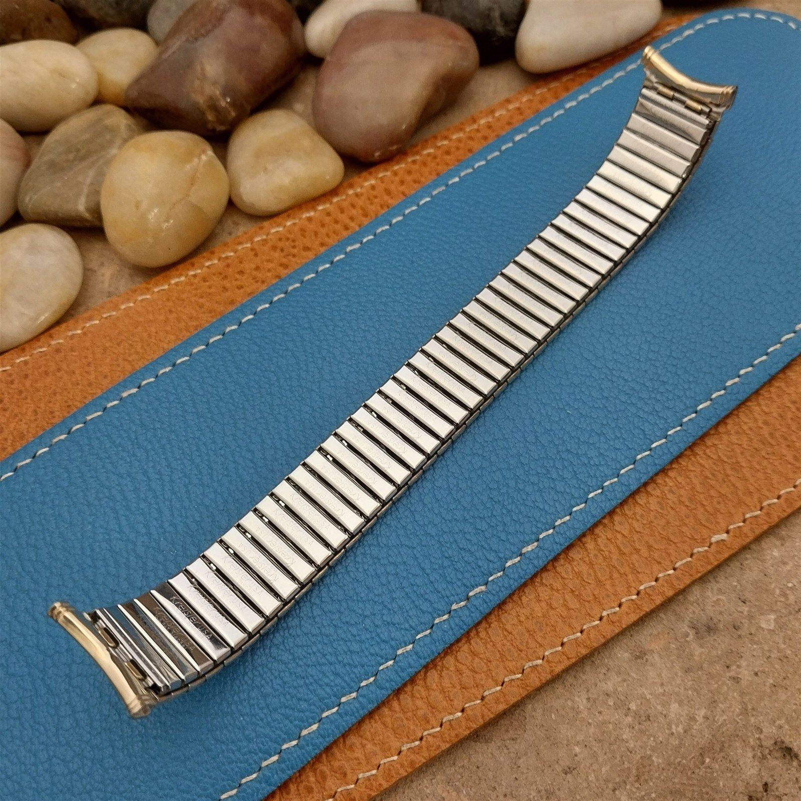 Vintage 19mm 18mm 17mm Kreisler USA Long Gold-Filled Classic 1960s Watch Band