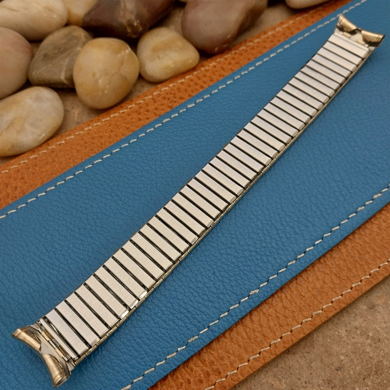 Vintage 19mm 18mm 17mm Kreisler USA Long Gold-Filled Classic 1960s Watch Band