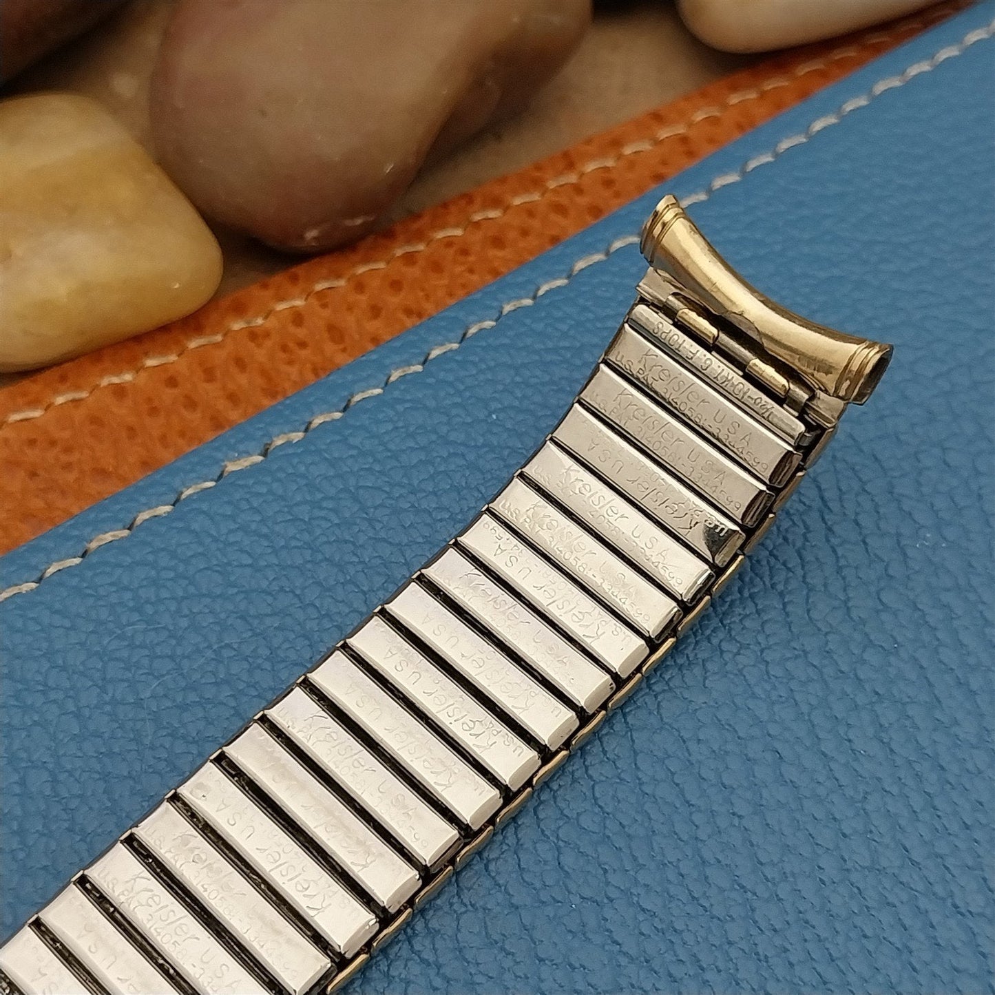 Vintage 19mm 18mm 17mm Kreisler Gold-Filled Florentine Classic 1960s Watch Band