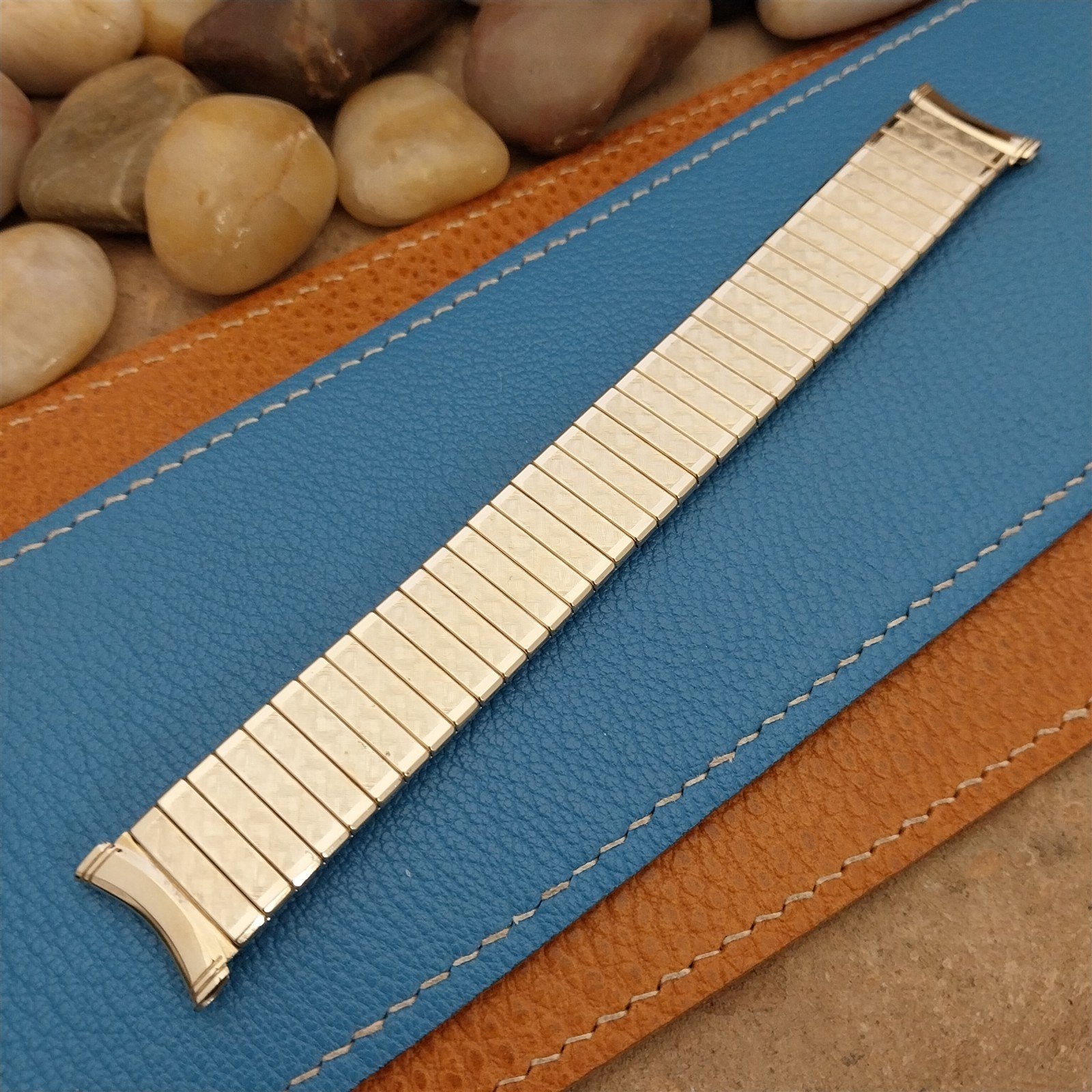 Vintage 19mm 18mm 17mm Kreisler Gold-Filled Florentine Classic 1960s Watch Band
