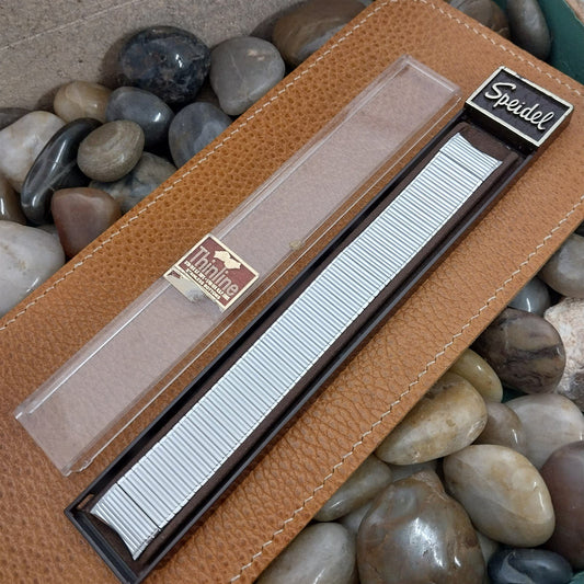 17.2mm 19mm 10K White Gold-Filled Classic Speidel Thinline Vintage Watch Band