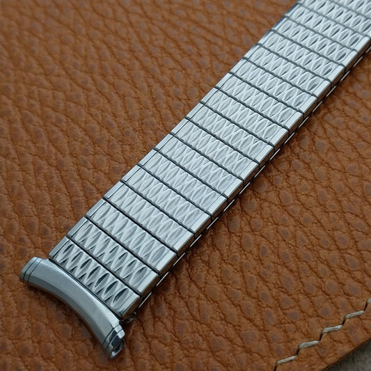 1968 Vintage 19mm 18mm 17mm Speidel Polaris Stainless Steel Unused Watch Band