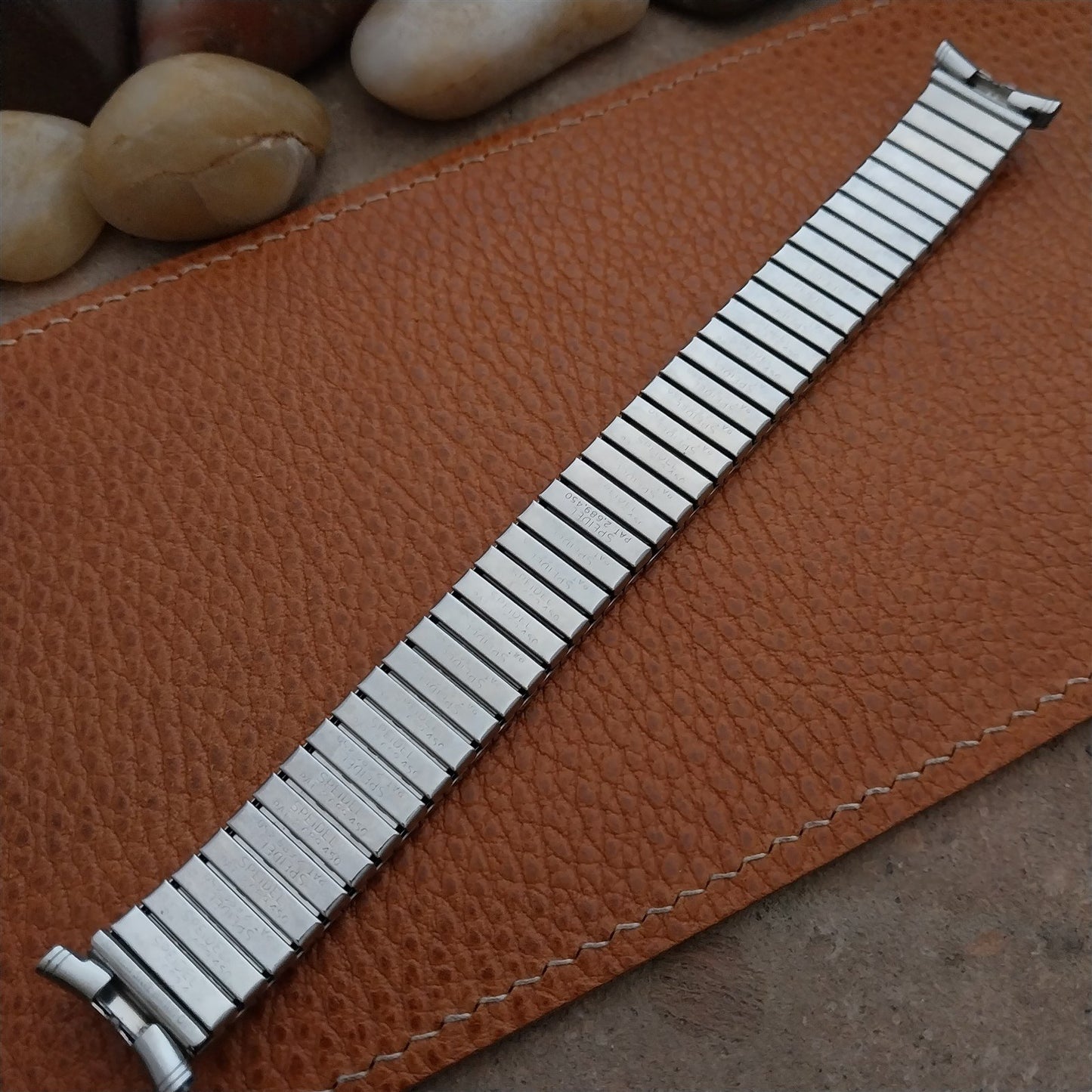 1968 Vintage 19mm 18mm 17mm Speidel Polaris Stainless Steel Unused Watch Band