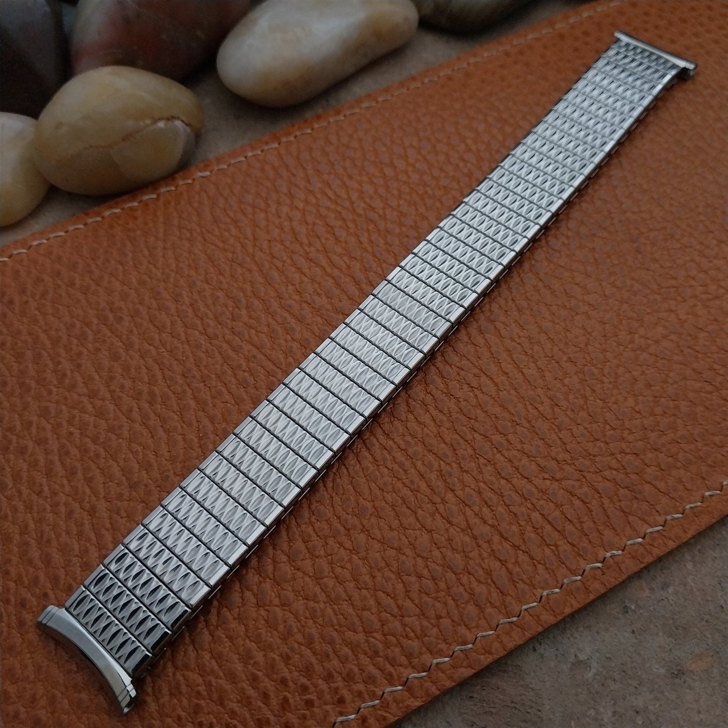 1968 Vintage 19mm 18mm 17mm Speidel Polaris Stainless Steel Unused Watch Band